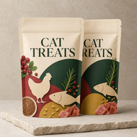 Sachet d'emballage personnalisé imprimé, anti-humidité et anti-odeur, avec fermeture éclair, de qualité alimentaire, pour compléments alimentaires, lait et aliments pour animaux de compagnie