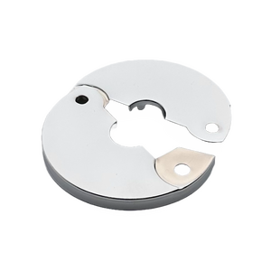 Bride de toilette moderne en acier 1/2 \ "CTS Plaque d'écusson chromée pour salle de bain - Product Image 1