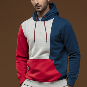 Sweat à capuche polaire pour homme en coton de haute qualité, brodé, à épaules tombantes, grande taille, style streetwear, couleur unie, thermique, avec logo personnalisé - Product Image 6