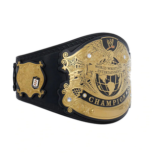 Ceintures de lutte personnalisées de haute qualité, ceinture de championnat de lutte universelle poids lourd, ceinture de boxe, sangles en cuir, métal zinc - Product Image 1