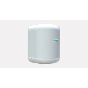 Distributeur de serviettes en papier blanc Eco-Luxe en plastique recyclé avec diffuseur, papier professionnel B2B - Product Image 1