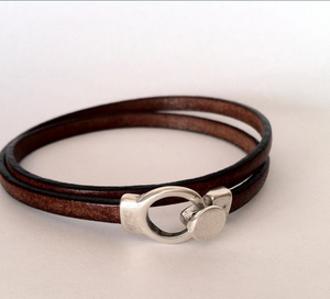 Genuine Leather Cord Bracelet or Anklet Best Selling Rope Bracelet <b>Men</b>, Nautical Rope Bracelet, Surfer Bracelet - Product Image 1
