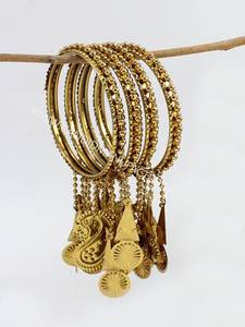 Direct Factory Sale Handmade Fashion Glass Bangle Set with <b>Metal</b> Wholesale Jewelry & Accessories - Product Image 3