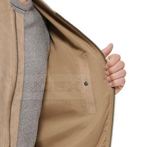 Veste en cuir coupe-vent durable pour hommes de qualité supérieure Offres Spéciales vêtements pour hommes de meilleure conception avec des vestes de compétition - Product Image 5