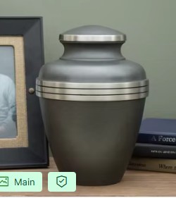 Elegante urna de cremación de oro con diseño clásico y llamativos detalles para honrar a los seres queridos con dignidad - Product Image 3