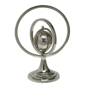 Aluminium <b>Globe</b> for Table Top Decorative Aluminum Modern Shiny Desktop <b>Globe</b> Good Premium Quality - Product Image 4