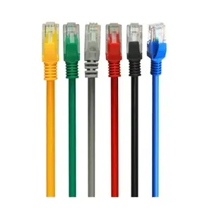 FTTX/FTTH High Quality Fiber Optic Equipment Cat5e Cat6 Underground Outdoor Multicolor Drop Optical LAN Cable