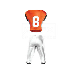 ชุดยูนิฟอร์มฟุตบอลอเมริกันผ้าโพลีเอสเตอร์100% เสื้อแขนสั้นขนาดใหญ่พิเศษระบายอากาศได้ดีดีไซน์ตามสั่ง - Product Image 2