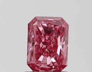 IGI 1.14 Carat VS2 Lab Grown Radiant Cut Diamond Bague de fiançailles Fantaisie Vivid Pink Loose Lab Diamants pour la fabrication de bijoux - Product Image 1
