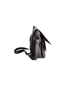 Bawi Original Kulit Slingbag Mix Rotan Bolso Estilo étnico etéreo con cierre de cremallera Hecho a mano en Indonesia - Product Image 2