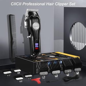 Cortapelos Profesional Inalámbrico para el Hogar y Salón, Kit de Aseo DIY con Protectores Metálicos, Cortapelos y Recortadora de Barba a Batería - Product Image 5