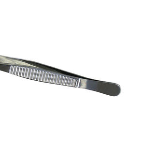 Pinces à tissus russes manuelles en acier inoxydable, instruments chirurgicaux vétérinaires de dissection et de préhension, certifiées CE classe I ISO13485 - Product Image 6