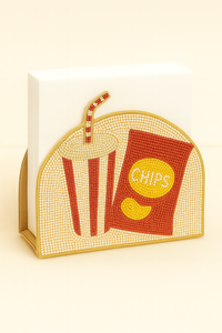 Thiết kế mới nhà hàng nhà bếp ăn Sáng Chủ Đề trứng thịt xông khói & Orange Slice trang trí khăn ăn chủ Artisan Tabletop thêu - Product Image 4