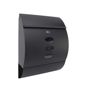 Boîte aux lettres murale personnalisée meubles pour la maison en acier galvanisé paquets de lettres durables de grande capacité serrure Tediton OEM ODM - Product Image 4