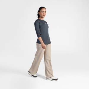 Active Fuse Full Sleeves Yoga Top Dark <b>Grey</b> Tee with Fuse Technology - Product Image 4