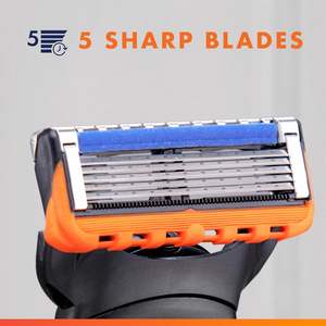 Rasoir Gillette Fusion5 Power pour hommes, 1 manche de rasoir Gillette Power + 1 lame de rechange, (lot de 2) - Product Image 5