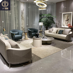 Villa hôtel cuir contemporain 1 pièce canapé canapé ensemble canapé design salon meubles canapé - Product Image 4