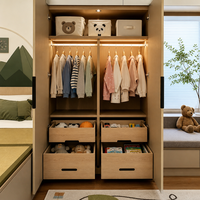 Ensemble de meubles modulaires pour enfants, lit tatami intégré, armoire, chambre à coucher et salle à manger modernes et personnalisés, écologiques et gain de place