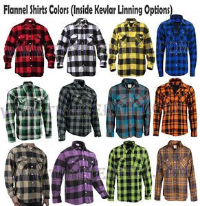 Camisa de motocicleta de franela negra de última moda para hombre, manga larga de ajuste Regular, transpirable, % algodón, motorista de talla grande, Verano - Product Image 6