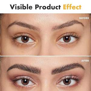 Lápiz de cejas de Micro precisión resistente al agua y a prueba de manchas Acabado mineral natural de larga duración Aplicación de un deslizamiento Marrón - Product Image 4