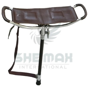 ที่นั่งขี่ม้าที่แข็งแรงพับได้สะดวกสบายและด้ามจับที่มั่นคงออกแบบมาสำหรับการเดินป่ากลางแจ้งและการรองรับที่มั่นคง - Product Image 4