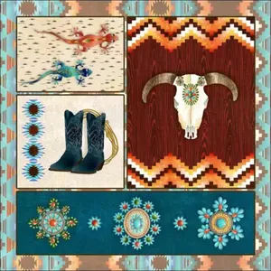 Aurelia Manouvrier Art Accesorio de azulejo de Southwest Accent & Decor Tile - Product Image 1