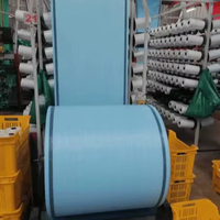 Rouleau de tissu tissé en PP de qualité alimentaire durable à usage industriel pour l'emballage des aliments, sacs tissés en plastique de la meilleure qualité OBERON POLYPACK Inde