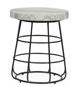 Elegantes mesas auxiliares con anillos de alambre, diseño lujoso y funcional, perfecto para interiores modernos, múltiples opciones de acabados disponibles - Product Image 5