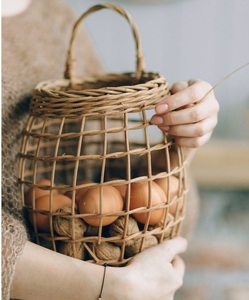 Best quality handcrafted rattan basket <b>for</b> home decor fruit storage and <b>organizing</b> essentials with vintage charm - Product Image 2