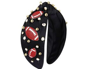 Banda de pelo hecha a mano de lujo con hermoso bordado de cuentas Multicolor elegante moda personalización nuevo diseño para mujer chica moda - Product Image 2