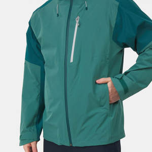 Veste Homme à Coque Rigide avec Logo Personnalisé Tissu Coupe-Vent Imperméable Veste de Plein Air Multi-Poches - Product Image 1