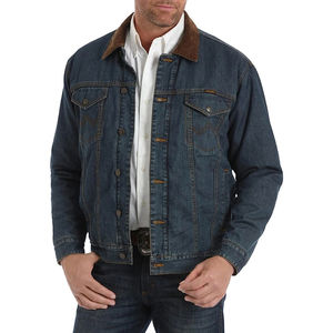 Chaqueta Vaquera para Hombre, Fabricada en Pakistán, Diseño Básico Personalizado, Color Sólido - Product Image 4
