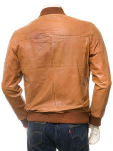 Chaqueta de cuero ligera para hombre, chaqueta de moda de cuero a prueba de viento, informal, duradera, hecha en Pakistán - Product Image 6