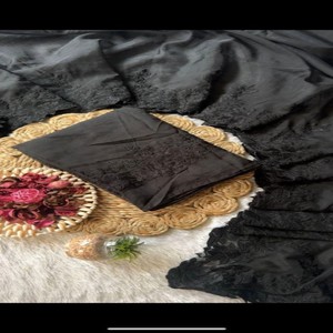 Saree en soie Tebby doux élégant avec bordure en cuir chevelu et chemisier de course multi-fils avec bordure en manches - Product Image 4