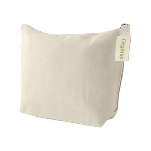Borsa da Toilette in Cotone Biologico Aquilegia, Pochette Ecologica per Accessori e Gadget - Product Image 1