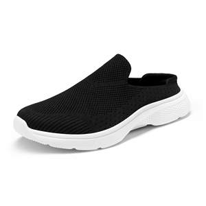 <span class=keywords><strong>DREAM</strong></span> PAIRS Mules pour femmes, chaussures à enfiler, baskets plates en tricot, légères, respirantes, confortables, chaussures de marche, taille 9, noir SDML2201W - Product Image 1