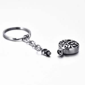 Joyería de cremación de acero inoxidable para cenizas, urna conmemorativa de béisbol para cenizas para collar con colgante humano para tamaño personalizado humano - Product Image 4