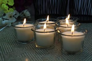 Meilleur bougeoir pour décor de noël, support de bougie en verre transparent, utilisation de la maison, décoration d'hôtel, Design personnalisé disponible - Product Image 3