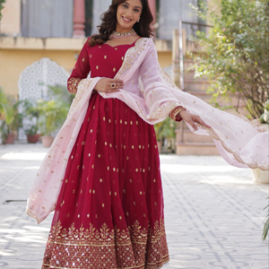 Indian Exclusive Premium Trendy Fashionable Latest Exclusive Gown <b>Party</b> wear Wedding Engagement Wear Most Trendy in Export - Product Image 1