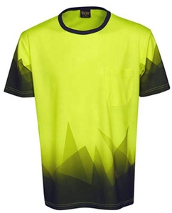 T-shirts pour hommes personnalisés en sublimation, 100% coton, tricot uni, sport, séchage rapide, respirant, durable, décontracté, manches courtes - Product Image 5