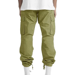 Manufacturers Customs Men's Lightweight Casual Multi-Pocket Cargo <b>Trousers</b> Wholesale Rip-stop Polyester Cotton <b>Work</b> <b>Trousers</b> - Product Image 4