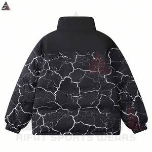 แจ็คเก็ตบับเบิ้ลสำหรับผู้ชายแจ็คเก็ตบับเบิ้ลระบายอากาศได้ดีขนาดใหญ่พิมพ์ซับลิเมชันสำหรับผู้ชาย - Product Image 4
