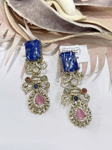 Pendientes de fusión hechos a mano de moda para mujeres y niñas para joyería étnica y occidental para mujeres - Product Image 2