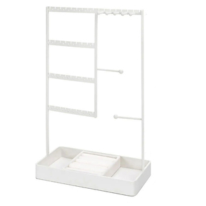 Support à bijoux rectangulaire moderne portable avec dimensions 20x10x31,5CM - Product Image 1