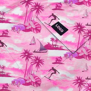 Pantalones cortos de baño de secado rápido para hombre, ropa de playa estampada de diseño personalizado con cordón para los días de playa de verano - Product Image 4