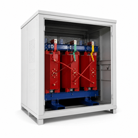 Transformateur triphasé sec SCB13, entrée 6,6 kV, sortie 400 V, 50 Hz/60 Hz, bobinage en couches