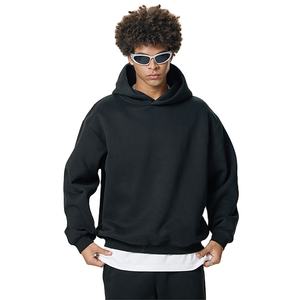 Sweats à capuche et sweat-shirts de haute qualité pour hommes Fabricants de sweats à capuche personnalisés surdimensionnés en coton vierge Sweat à capuche Boxy lourd pour hommes - Product Image 1