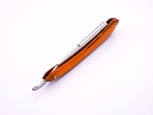 Navaja de Afeitar Recta de Acero Inoxidable para Barberos, Hoja Reemplazable con Mango de Madera Pakka, Categoría de Producto: Navaja - Product Image 6