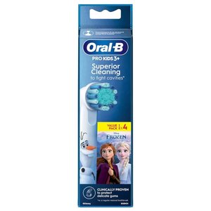 Têtes de rechange pour brosse à dents électrique Oral-B PRO KIDS Frozen White, lot de 4 - Product Image 2