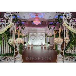 Gran boda india Manavarai Shiv Shakti decoración de escenario boda India del Sur Manavarai escenario Manavarai tema escenario indio del Sur - Product Image 2